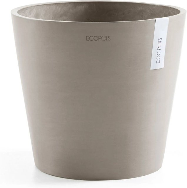 Ecopots Pflanztopf Amsterdam Braungrau rund für Innen- und Außenbereich Durchmesser: 40 cm - Bild 1