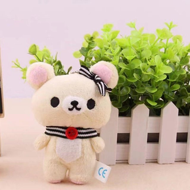Yiran toy Rilakkuma Erdbeer-Teddybär, Plüschtier, Rosa / Pink - Bild 1