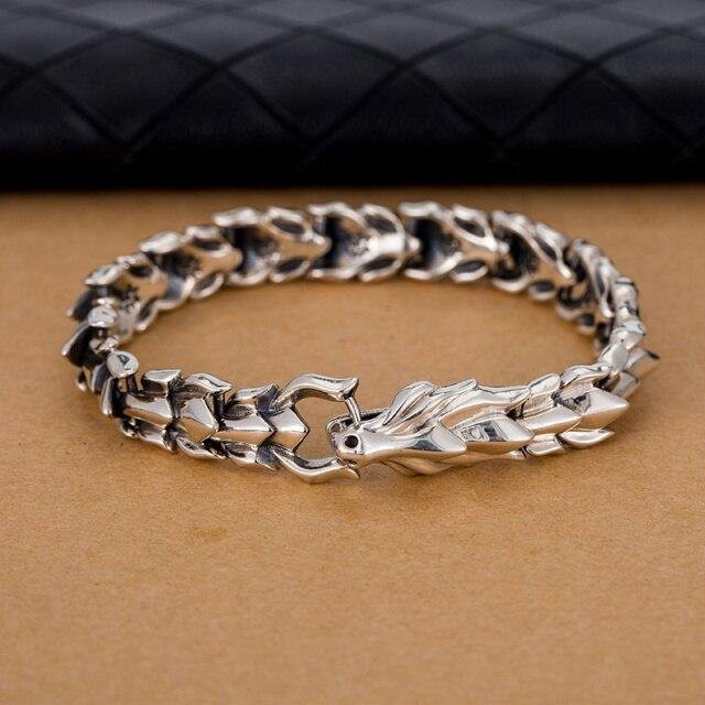 YIRAN Jewelry Armband, 925 Silber, Herren, 22cm - Bild 1
