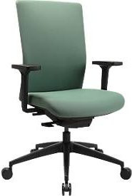 Topstar Bürostuhl Sitness AirWork G in Mintgrün mit Synchronmechanik, 3D-Flachsitz, Sandwich-Polsterung und höhenverstellbarer Lordosenstütze, AGR-zertifiziert - Bild 1
