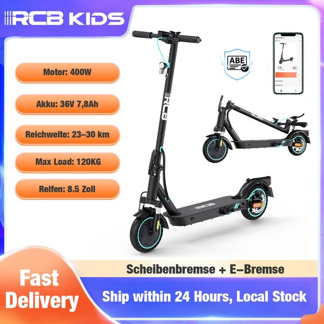 RCB KIDS Elektroroller für Erwachsene, klappbar, APP Steuerung - Bild 1