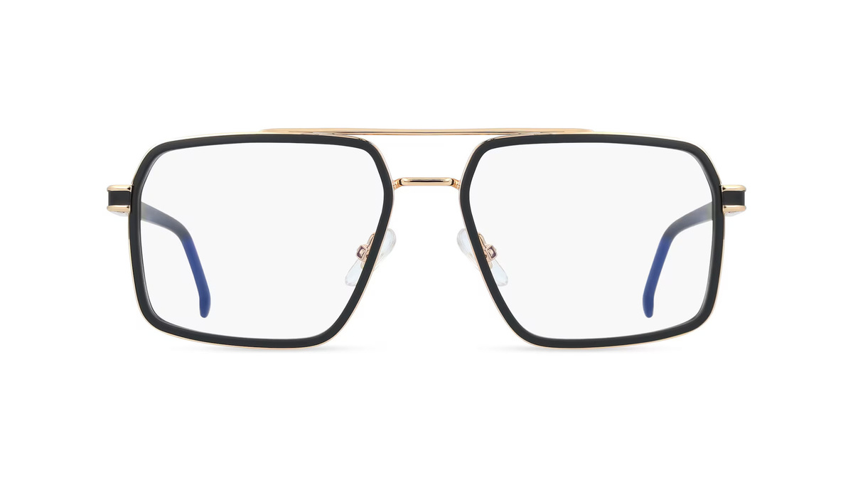 Carrera 1146 Korrektionsbrille Pilot, Vollrand, Edelstahl, Herren, schwarz - Bild 1