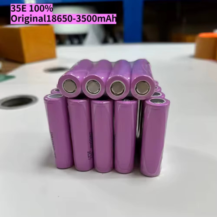 Samsung INR18650 35E Lithium-Ionen Akku mit 3500mAh und 3,7V in Lila - Bild 3