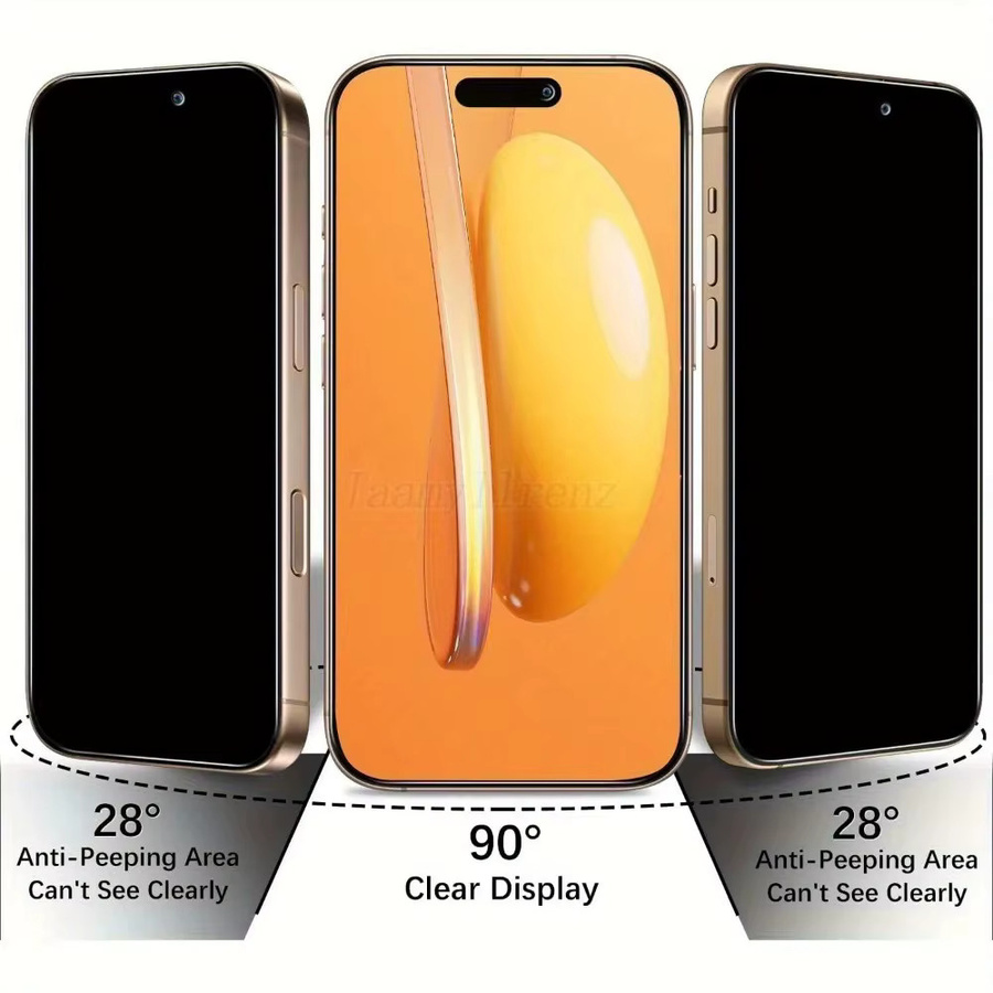 6-in-1 Displayschutzfolie und Kameraobjektivglas Set für iPhone 17 16 15 14 Pro Max Plus und iPhone 13 12 11 Pro 16e 17 Air in Transparent - Bild 2