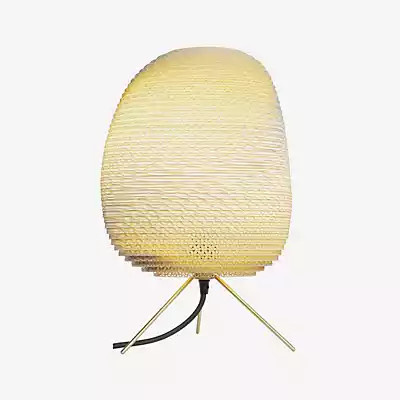 Graypants Scraplights Ebey Tischleuchte in Beige und Grau mit warmweißem Licht - Bild 1