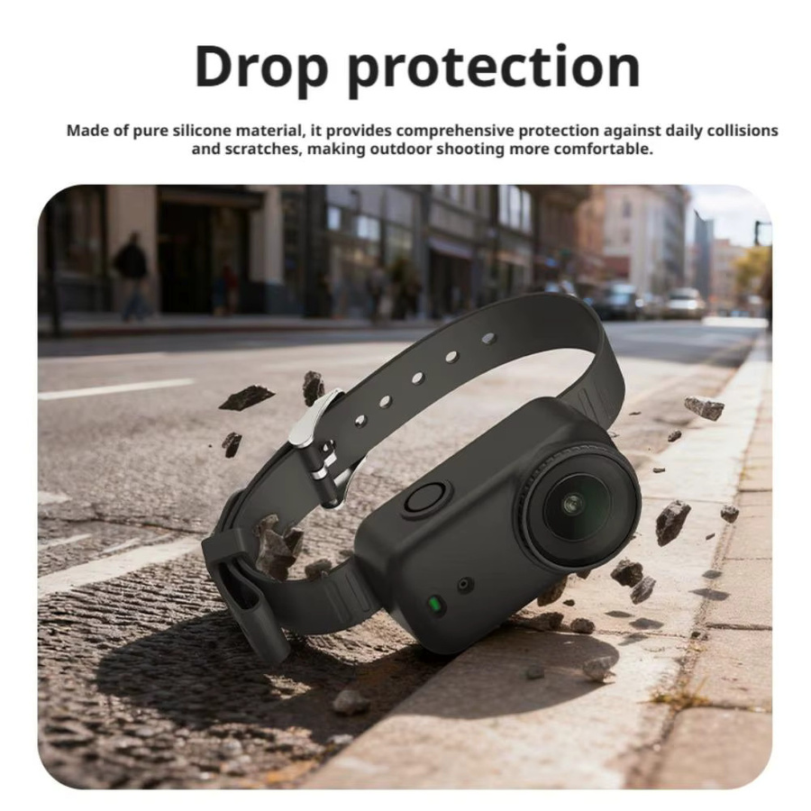 DJI Osmo Nano Multifunktionale Silikon Schutzhülle und Erweiterungs-Armband in Schwarz - Bild 5