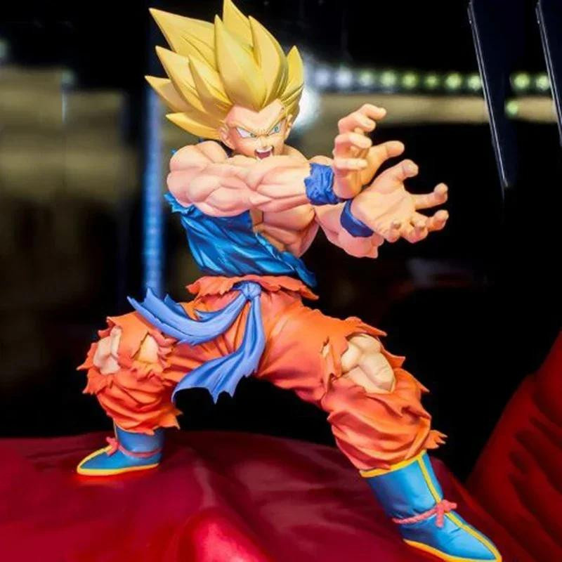Yiran toy 1 Dragon Ball Z Son Goku Super Saiyan Kakarotto Actionfigur weiß - Bild 3