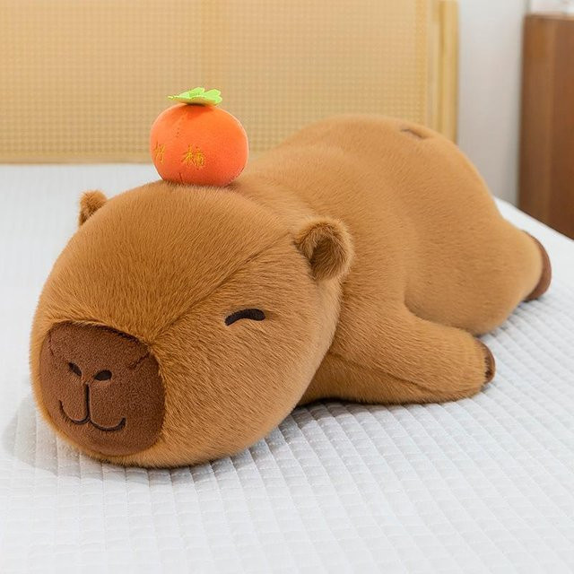 Kakao-Capybara Plüschtier, braun - Bild 1