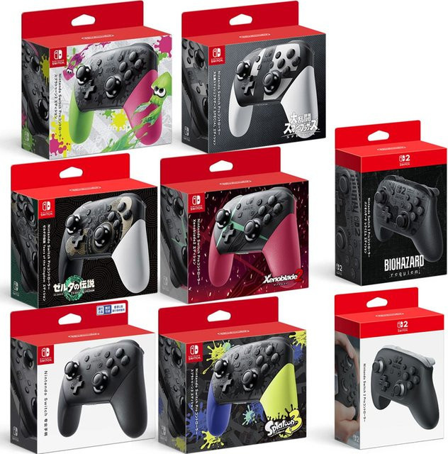 Nintendo Switch Kabelloser Bluetooth-Controller Xenoblade 2 Splatoon 2 Resident Evil Requiem Edition Professioneller Spiele-Controller - Bild 1