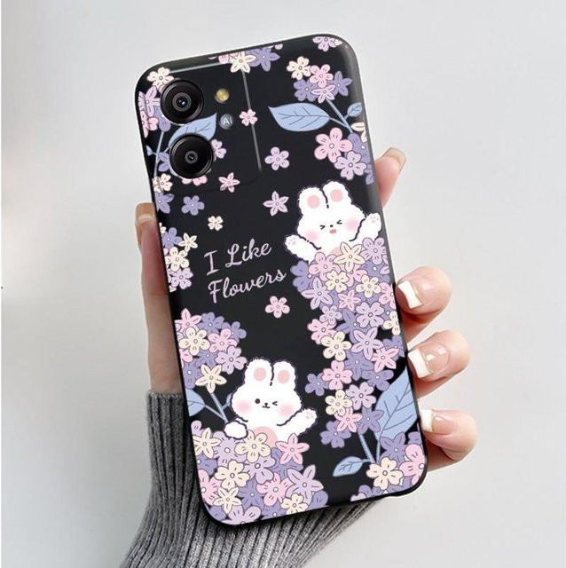 Weiche TPU-Silikon-Handyhülle mit Liebeshasen-Design für Blackview Color 8 und Oscal Modern 8, Multicolour - Bild 1