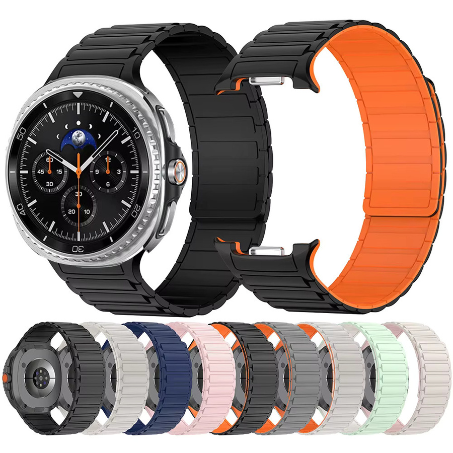 Samsung Uhrenarmband Silikon, Schwarz, Unisex - Bild 2