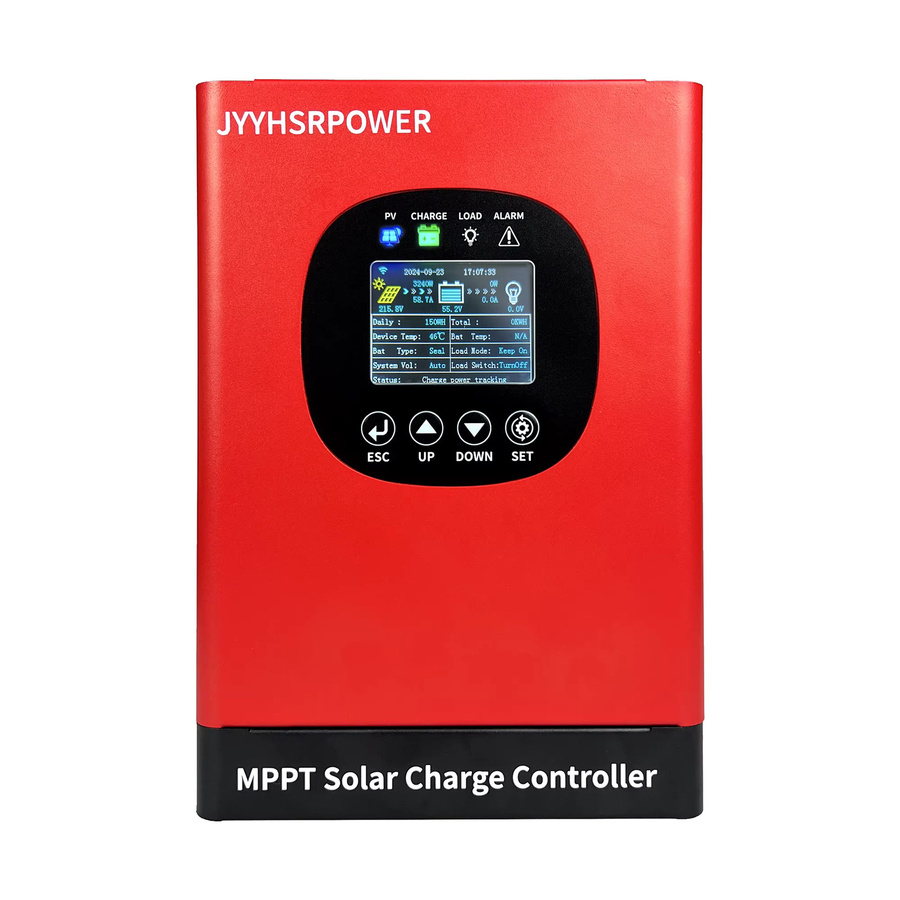 HXCONTROLLER MPPT Solarpanel-Batterieregler mit WLAN, 100A, 480VDC, 24-192V, Farbe: Rot, für LiFePO4, GEL und Lithium-GEL - Bild 7