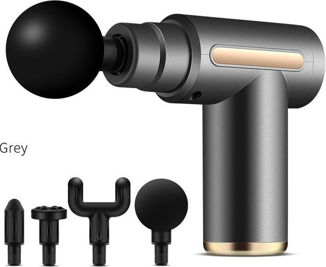 Binchi Health Electronics Massagepistole für Tiefengewebe und Muskelentspannung in Grau mit 99 Stufen und Type-C-Ladefunktion - Bild 1