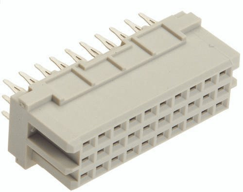 HARTING Federleiste 09252306870 aus Messing in Grau mit 3 Reihen - Bild 1