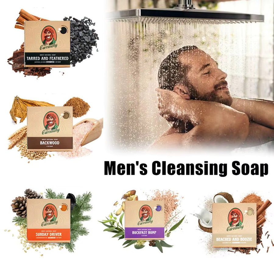 Carvenchy Backwood Badeseife für Herren, Peeling-Reinigungsseife - Bild 2