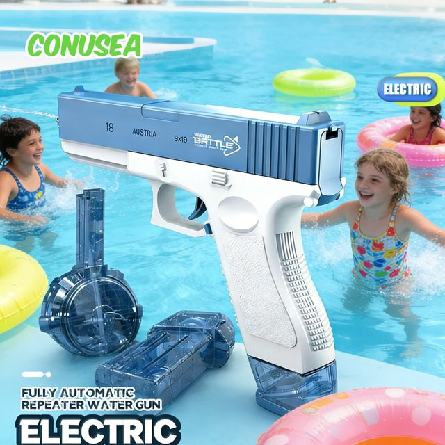 CONUSEA Elektrische Wasserpistole, Blau - Bild 1
