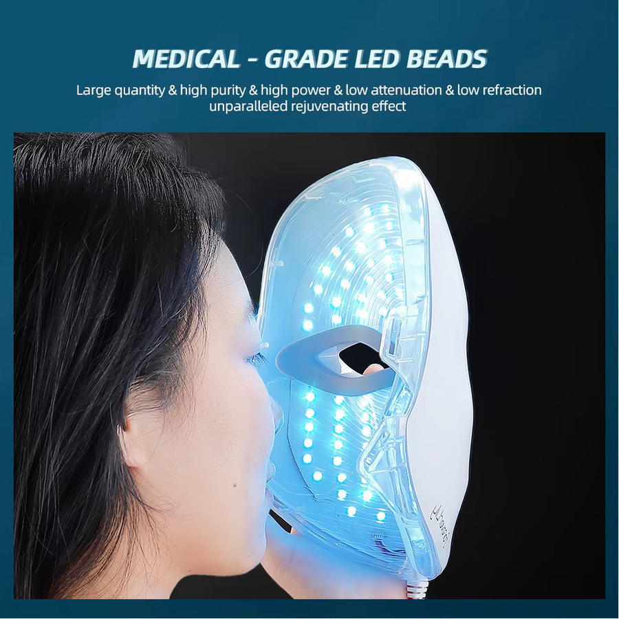 foreverlily Gesichts-LED-Maske, 7 Farben, Unisex - Bild 2