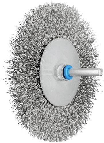 PFERD Rundbürste RBU ungezopft aus Edelstahl, Durchmesser: 100 mm, Schaft-Ø: 6 mm, Draht-Ø: 0,20 mm, Farbe: Silber - Bild 1