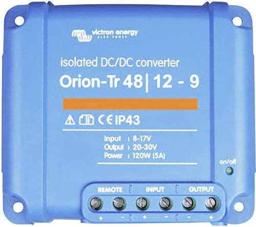 Victron Energy Orion-Tr 48/12-9A DC/DC-Wandler, Farbe Blau, 48 V/DC auf 12 V/DC, 120W - Bild 1