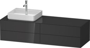 Duravit Waschtischunterschrank White Tulip in Weiß glänzend, B/T: 160 x 55 cm - Bild 1