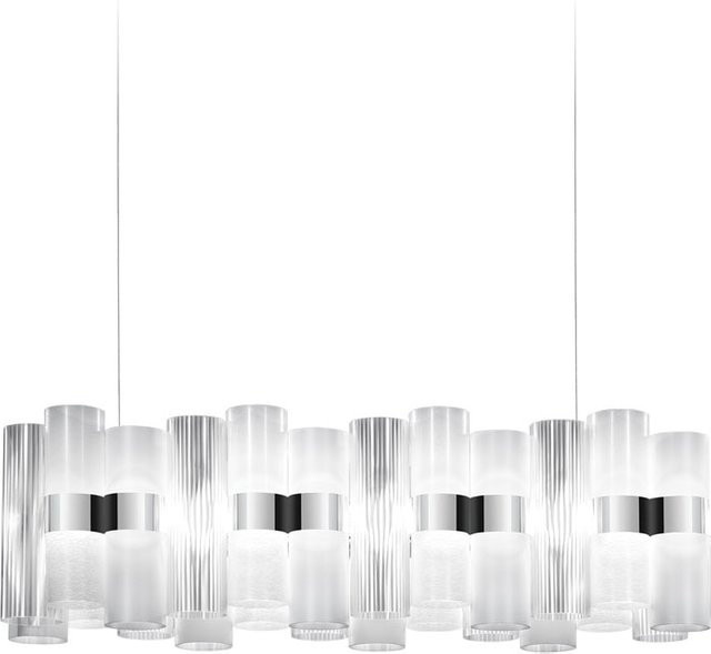 Slamp La Lollo Linear 100 LED-Pendelleuchte in Weiß, dimmbar via Casambi - Bild 1