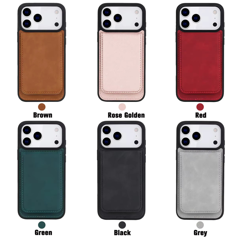 2in1 Magnetische abnehmbare Flip Leder Handyhülle mit Kartenhalter und Kickstand für Apple iPhone 16 15 14 13 12 Pro Max in Braun - Bild 6