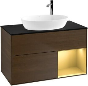 V&B Waschtischunterschrank Finion 100 in lackierter Ausführung, Breite: 100 cm, Höhe: 50,1 cm, Tiefe: 50,1 cm - Bild 1