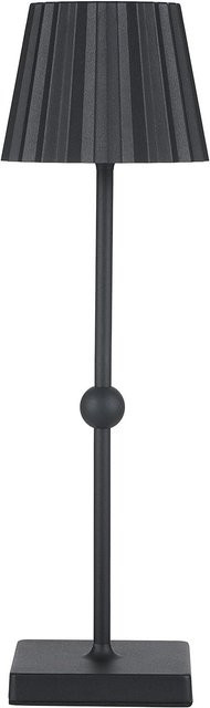 TOMTOP JMS Schreibtischlampe Schwarz, dimmbare und höhenverstellbare Nachttischlampe mit Touch-Funktion, wiederaufladbare Augenpflege-Leuchte für Schlafzimmer und Home-Office - Bild 1
