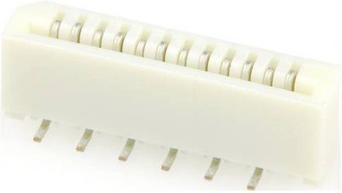 Molex Buchsenleiste Standard Weiß, 12 Polzahl, Rastermaß: 1mm, Tape on Full Reel - Bild 1