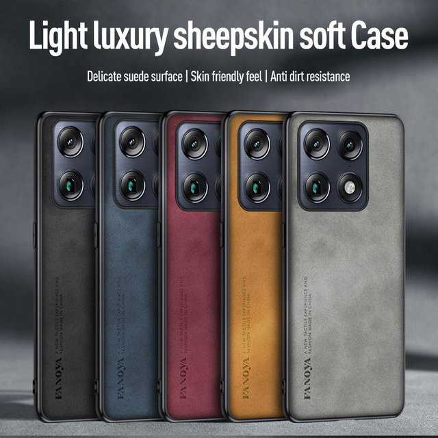 EUCAGR PU-Leder-Handyhülle für Motorola Edge 70 Ultra / 70 Pro in Braun - Bild 1