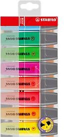 STABILO Textmarker BOSS Original Keilspitze farbsortiert 8 Stück - Bild 1