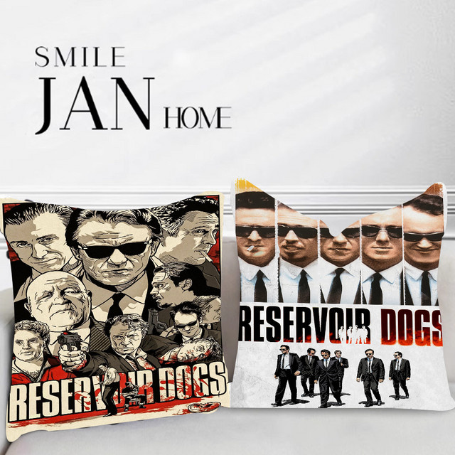 Dekorativer Kissenbezug mit Reservoir Dogs Leinwandmalerei für dein Sofa oder Wohnzimmer - Bild 1