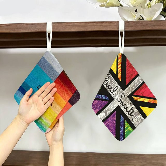 S-Smith Fashion P-Paul Hängendes Küchentuch aus Polyester-Baumwollstoff in Multicolour, saugfähiges Handtuch für Zuhause und Wohnheim - Bild 1