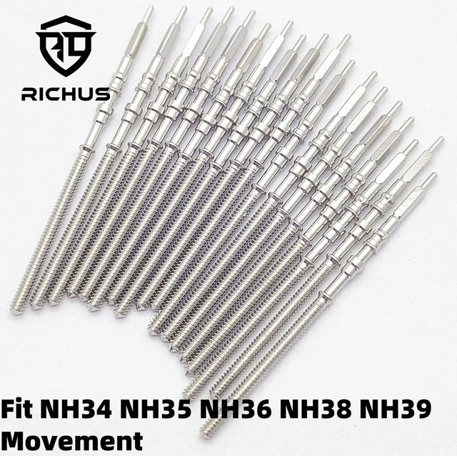 RICHUS Uhr Stem Kit, Edelstahl, Silber, Herren - Bild 1