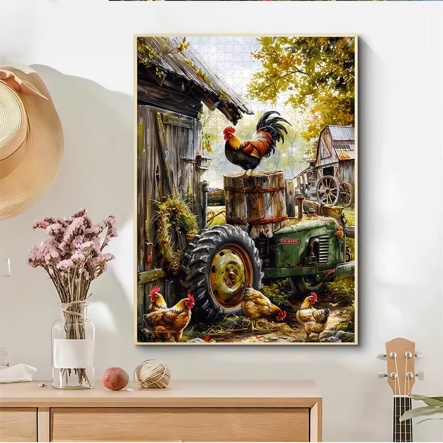 AZNM Bauernhofszene Puzzle, 1.000 Teile - Bild 2
