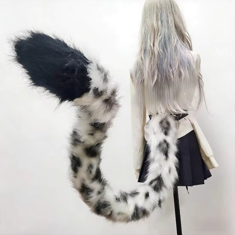 Arknights SilverAsh Pramanix Cliffheart Tail, Cosplay Requisiten, pelziger langer Schwanz - Bild 3