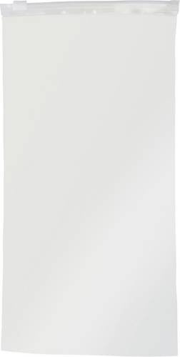 TRU Components Zip-Beutel aus Polyethylen, transparent, 100 Stück, B: 100 mm x L: 200 mm - Bild 1