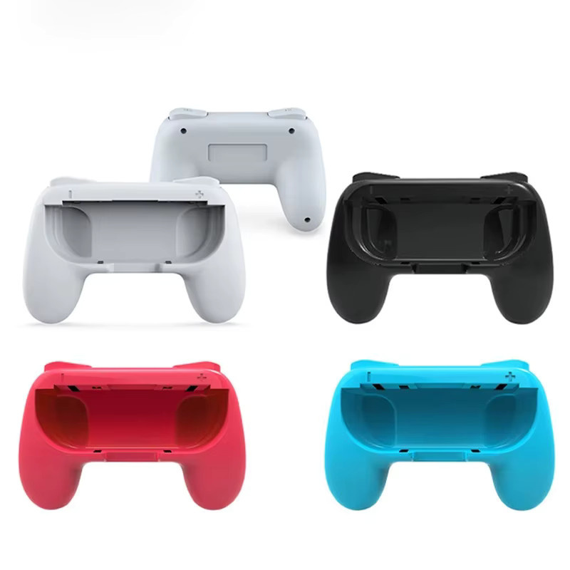 Rgeek 2er-Set Handgriffe kompatibel mit Nintendo Switch und Switch OLED Joy Con in Blau und Rot - Bild 3