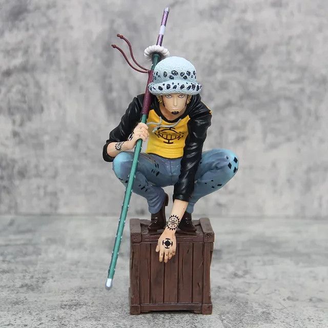 Bandai One Piece Anime Figur Trafalgar D. Water Law PVC Action Figure Modell Statue in Multicolor, Höhe: 21 cm - Bild 1