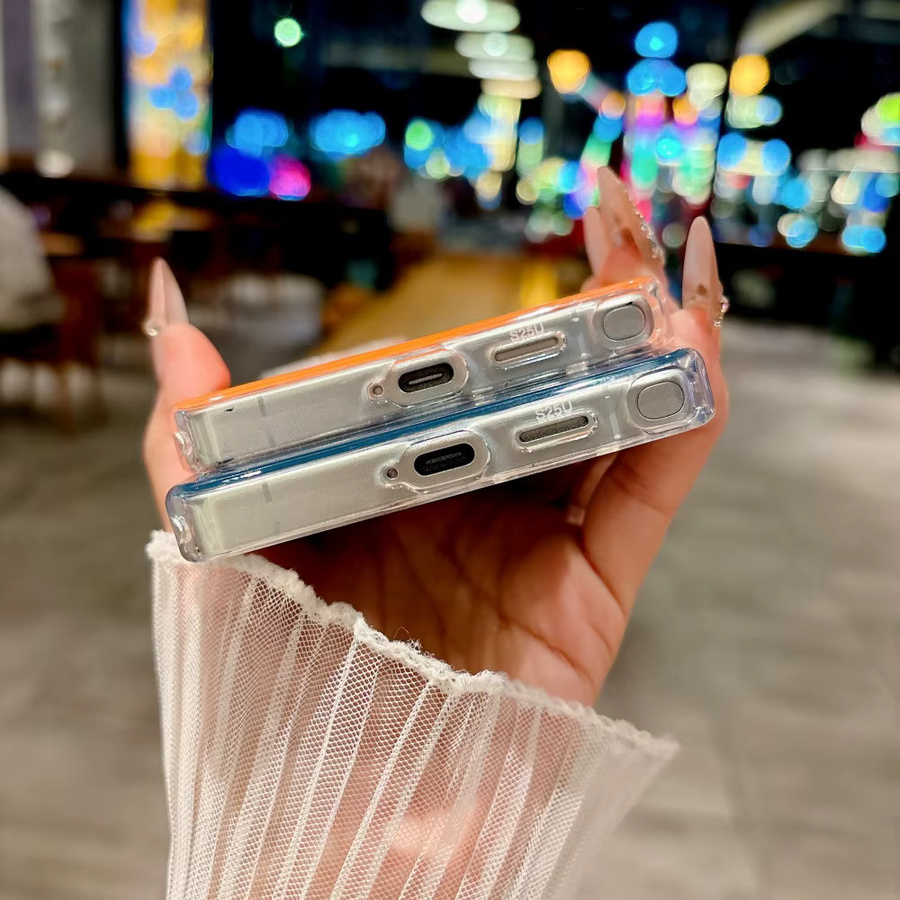 Original Transparente Samsung MagSafe Magnetische Handyhülle für Samsung Galaxy S26 S25 S24 Ultra Plus mit Stoßfängerabdeckung - Bild 2