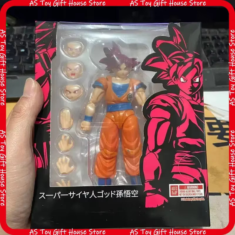 Bandai Dragon Ball Kaioken Goku Super Saiyan Actionfigur, beweglich, mit austauschbaren Teilen, ab 3 Jahren - Bild 2