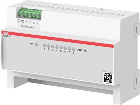 ABB IP-Switch IS/S8.1.1 Network Switch mit 8 Fast Ethernet Ports, Weiß, 2CDG120082R0011 - Bild 1