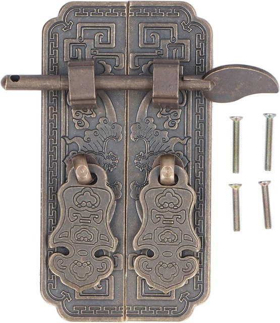 TOMTOP JMS Schrankgriff aus Messing in Bronze mit Fledermaus-Muster im Retro-Stil, Farbe Braun - Bild 1