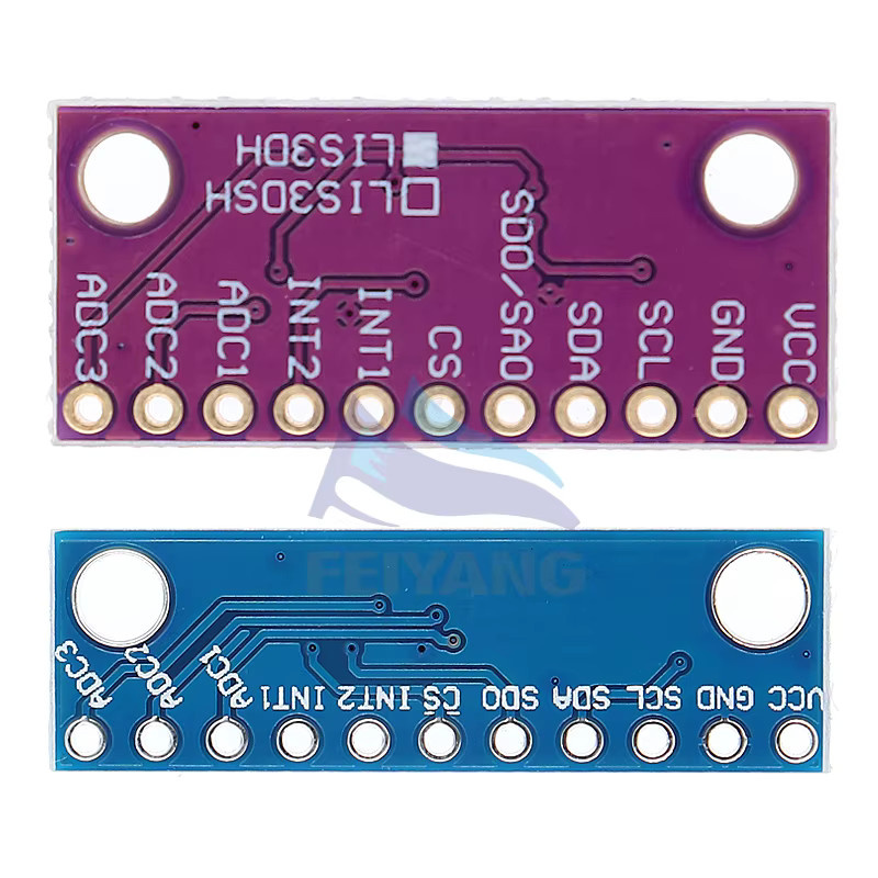 SAMIROB LIS3DH hochauflösendes dreiachsiges Beschleunigungsmessermodul in Blau für Arduino - Bild 4