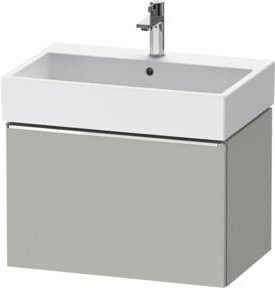 Duravit Waschtischunterschrank D-Neo, Farbe Weiß, wandhängend, mit 1 Auszug, Breite: 68,4 cm, Tiefe: 44,2 cm - Bild 1