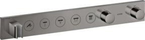 Hansgrohe Axor Select UP-Thermostat Fertigmontageset für 5 Verbraucher in gebürstetem Nickel - Bild 1