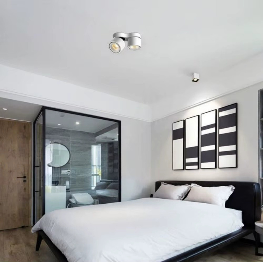 LINBIRD LED Deckenlampe mit Doppelkopf im minimalistischen Design aus Aluminium für Wohnzimmer und Schlafzimmer - Bild 2
