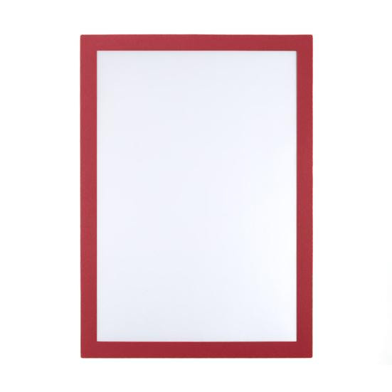 Magnetischer Bilderrahmen von YOU HOME zur Wandmontage, selbstklebender Fotorahmen in A4, Farbe Rot - Bild 2