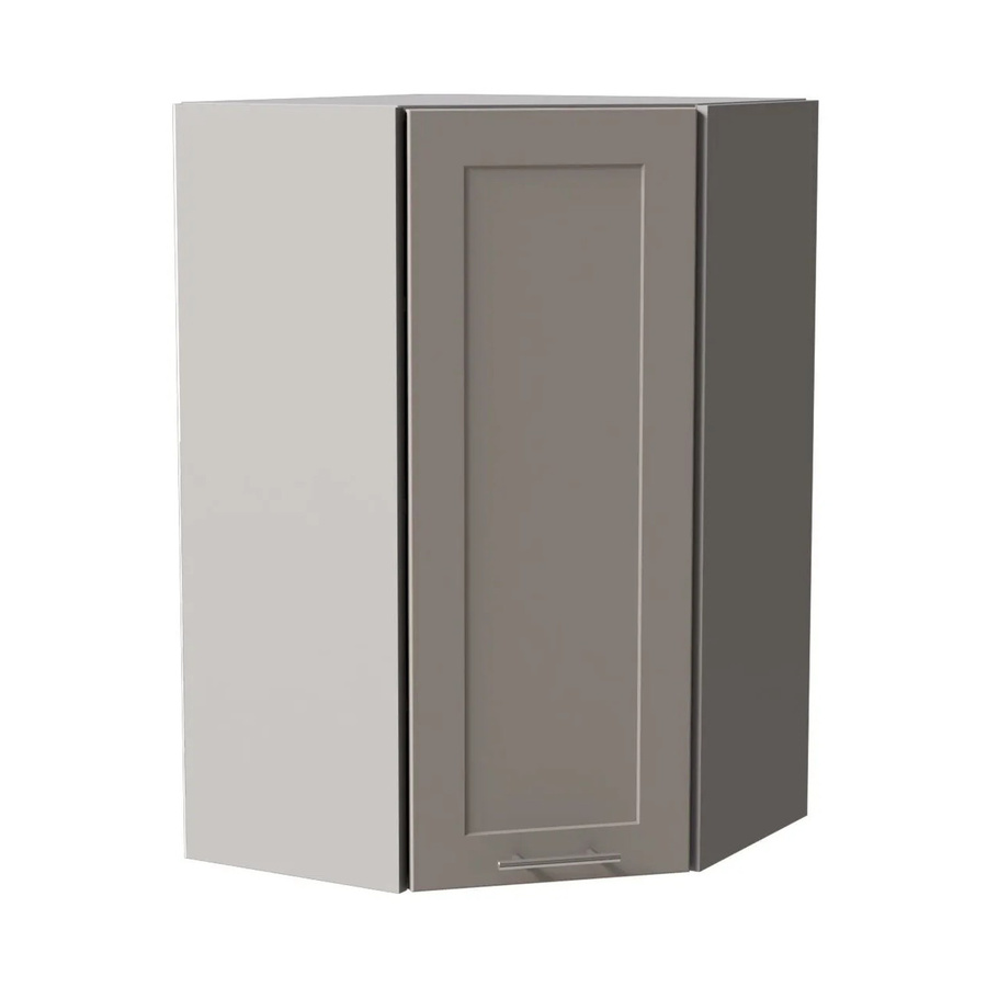 Feldmann-Wohnen Hängeschrank Oslo in Grau und Kaschmir Matt mit Soft-Close-Türen und Regalböden, B/T/H: 60 x 60 x 96 cm - Bild 2