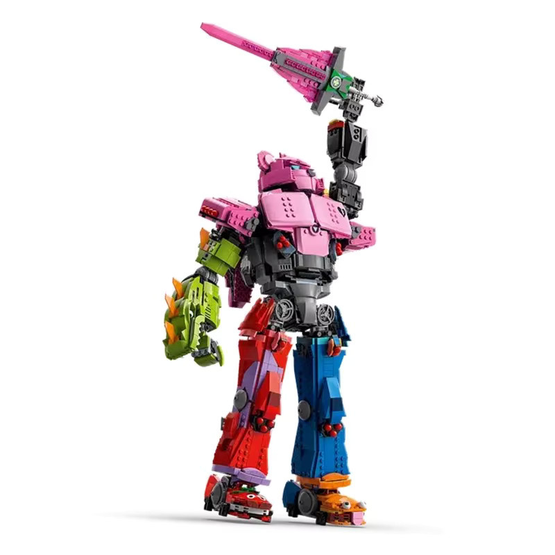 Disney Roboter-Leiter-Mecha, Bausteinmodell, Kunststoff, Bunt / Mehrfarbig - Bild 4
